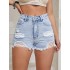 Women’s Raw Hem High Waist Denim Shorts with Pocket – PRYCUS MITCHELL INC