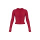 Dark Red Sculpt Hooded Gym Jacket