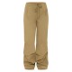 Khaki Thin Waistband Drawstring Detail Track Pants