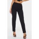 Black Slim Leg Crepe Pants