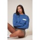 Steel Blue Studio Archive Mode Badge Oversized Sweatshirt