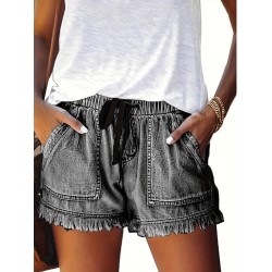 Womens Lightweight Shorts Casual Baggy Trendy Short Pants Elastic Waist Drawstring Comfy Shorts – PRYCUS MITCHELL INC