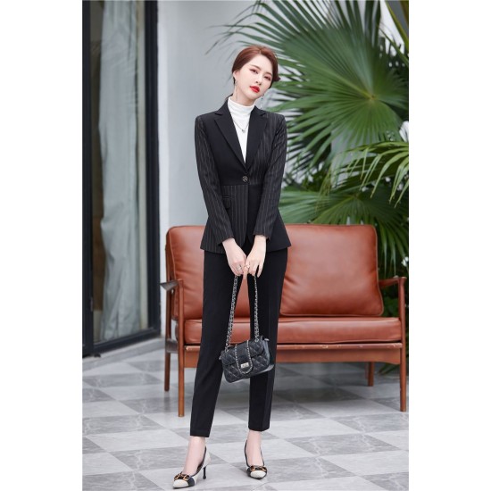 Autumn and winter long pants business suit 2pcs set – PRYCUS MITCHELL INC