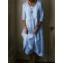 Cotton Linen Dress Casual Dress Maxi long Dress Cotton Basic Casual Outdoor Daily Vacation Crew Neck Pocket Half Sleeve Summer Spring 2023 Loose Fit Black Yellow Blue Plain S M L XL 2XL – PRYCUS MITCHELL INC