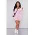 Shape Light Pink Snatched Ribbed Long Sleeve Unitard