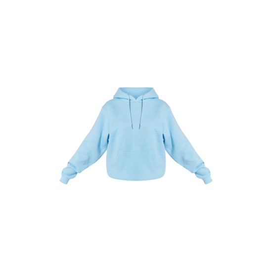 Baby Blue Oversized Fit Sweat Hoodie