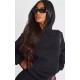 Petite Black Ultimate Basic Oversized Hoodie