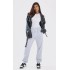 Ash Grey Cuffed Sweat High Waist Sweatpants