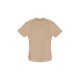 Cotton Sand Oversized T-Shirt