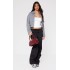 Black Thin Waistband Drawstring Detail Track Pants