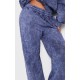 Shape Navy Washed Wide Leg Sweatpants