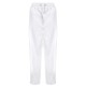 Tall White Double Waistband Wide Leg Sweatpant