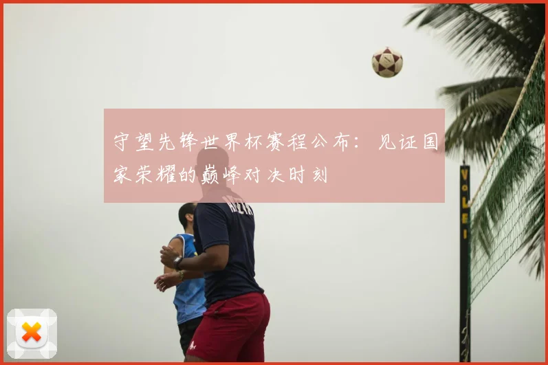 守望先锋世界杯赛程公布:见证国家荣耀的巅峰对决时刻